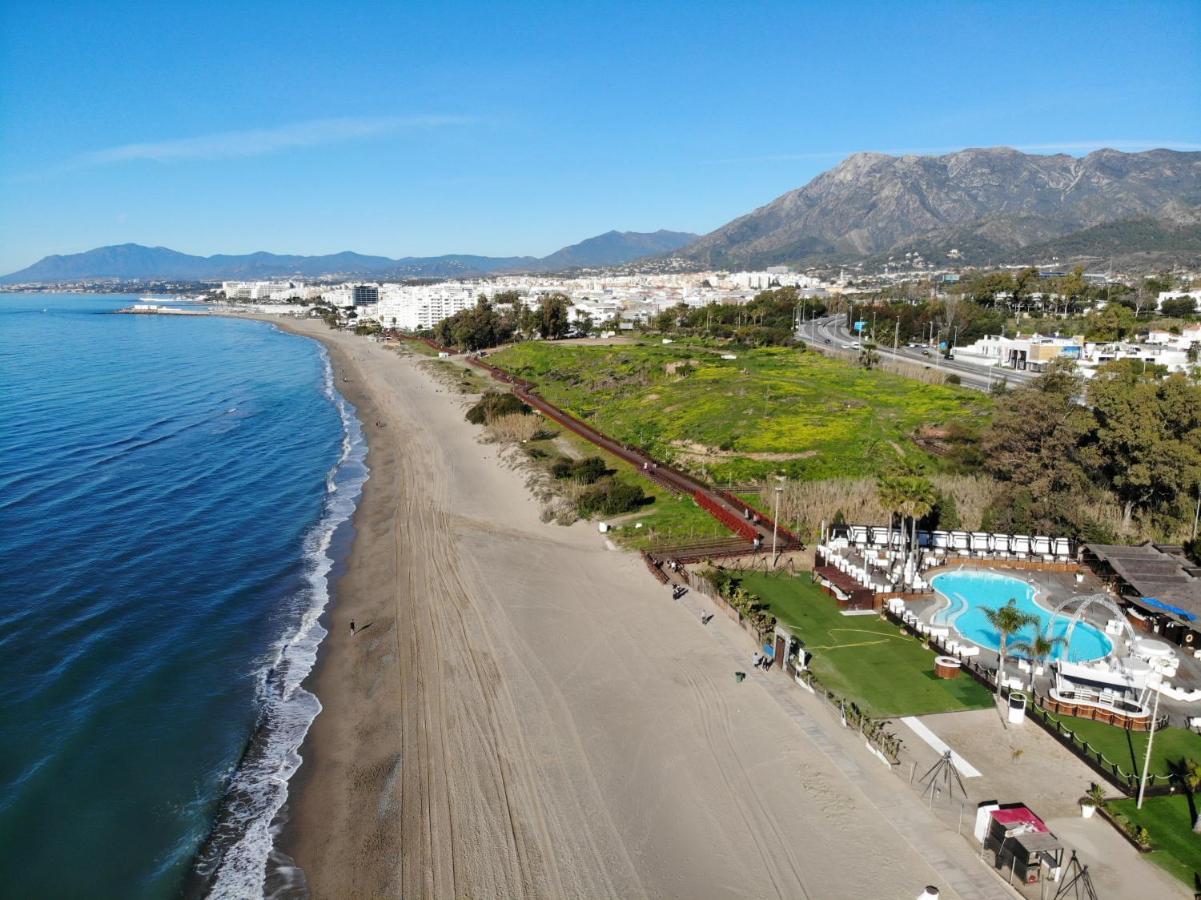 Studio-Near The Beach, Bbq And Seawater Pool Marbella Bagian luar foto